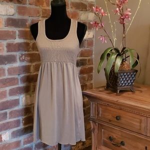 💥3/$15 SALE💥 Khaki Smocked Tank Dress